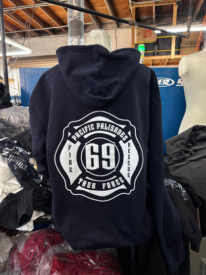 LAFD TASK FORCE ZIP UP HOODIE